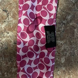 Coach silk headband scarf